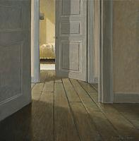 Vers la petite chambre  33 x 33 